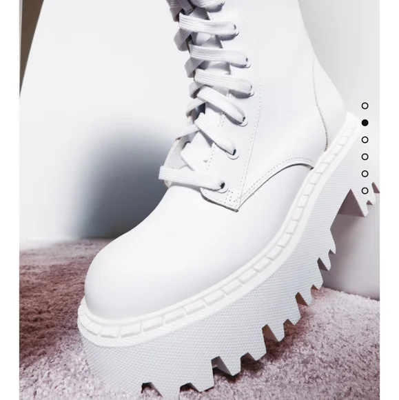 Brand New Zara LACE-UP LEATHER ANKLE BOOTS - Picture 2 of 14